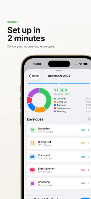 Money Envelope: Budget Tracker screenshot 2