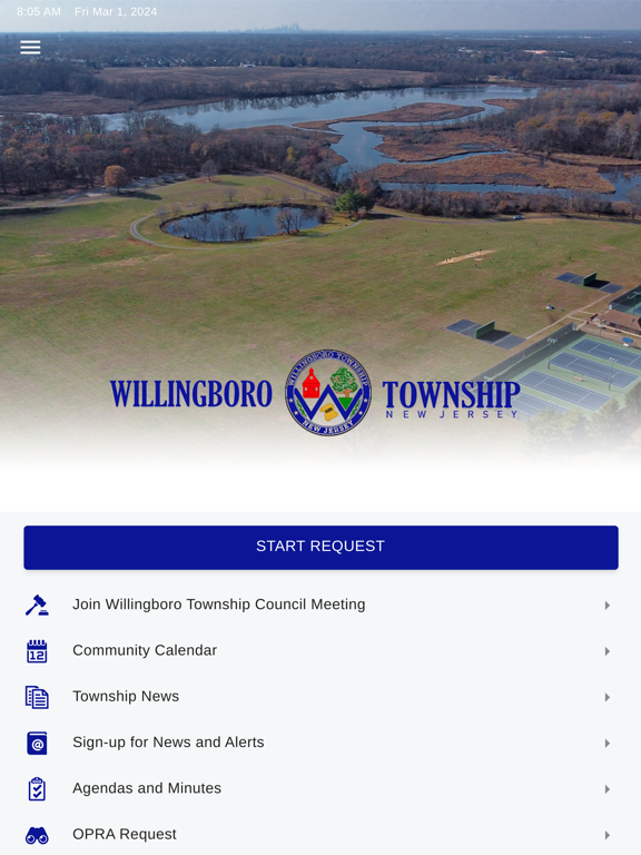 Willingboro Connect iPad screenshot 1 - Utilities app