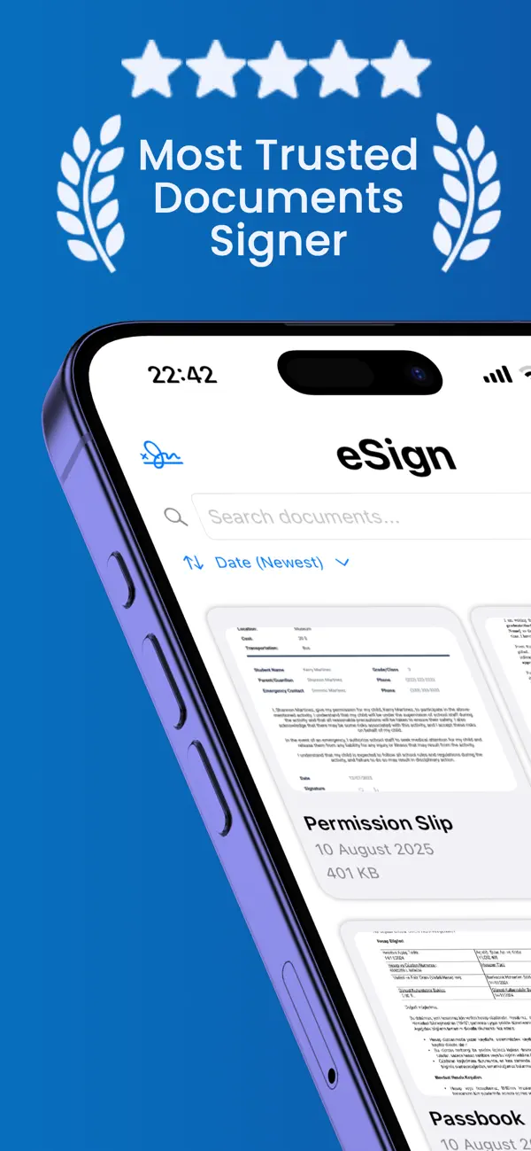 Sign Documents: PDF eSign - eSign - Professional Digital Signature App ...