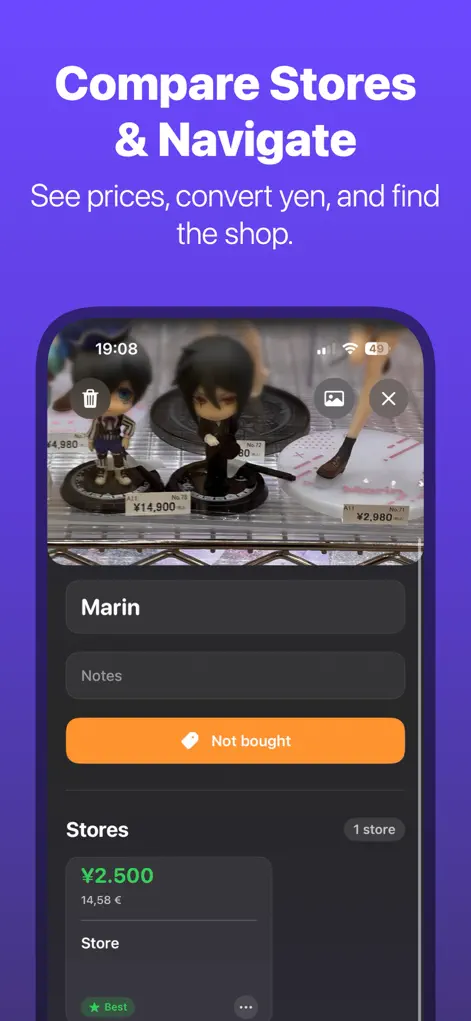 Anime Figures Price Tracker - Shopping App | MWM