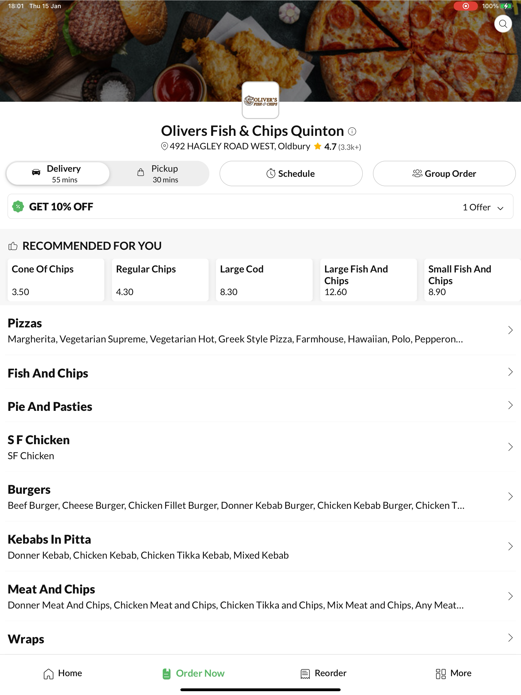 Olivers Fish and Chips Quinton screenshot 6
