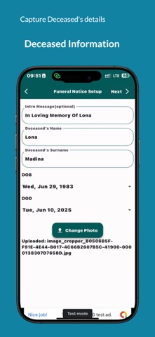Funeral Notices screenshot