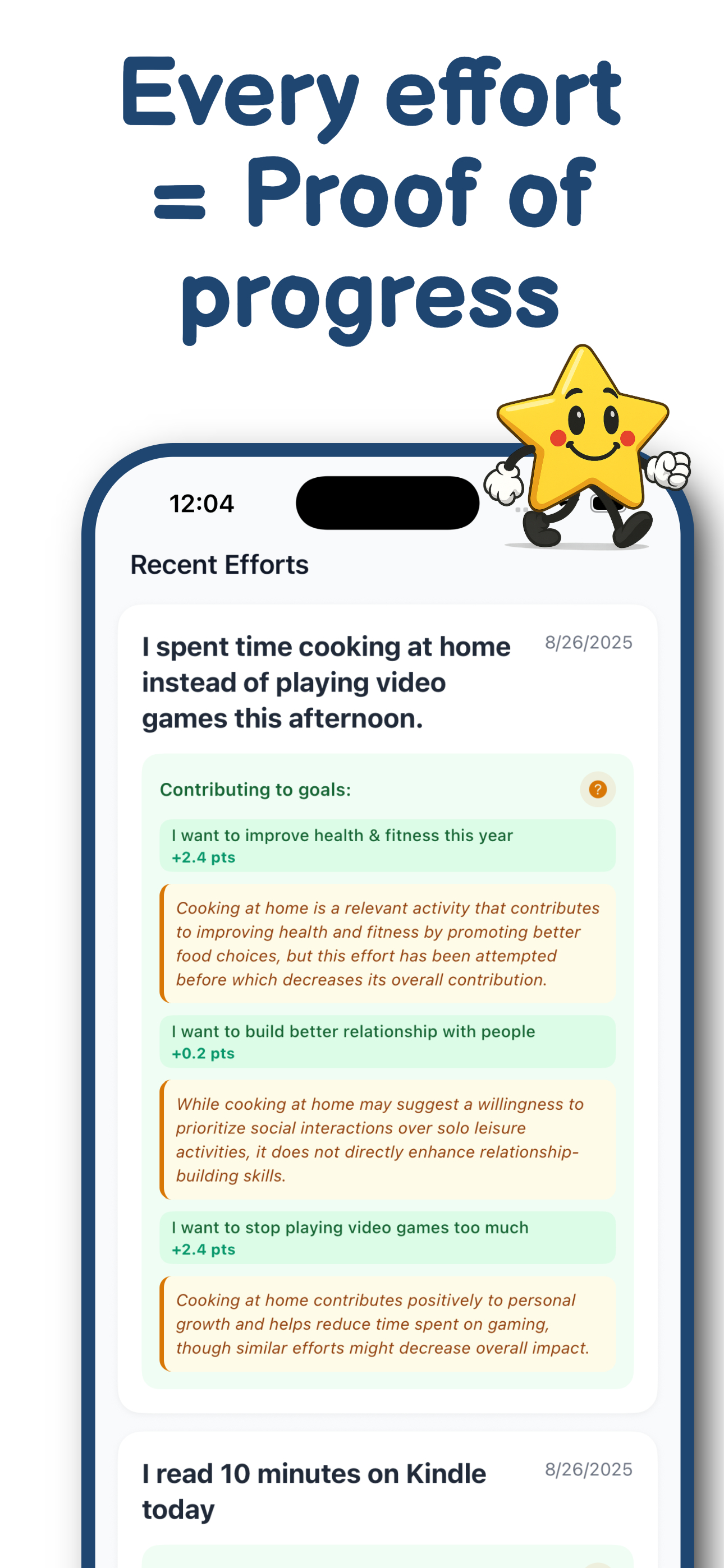 Effortable – AI Goal Tracker screenshot 6