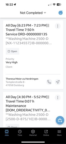 SERVICE 1 Mobile Screenshot 1 of 5
