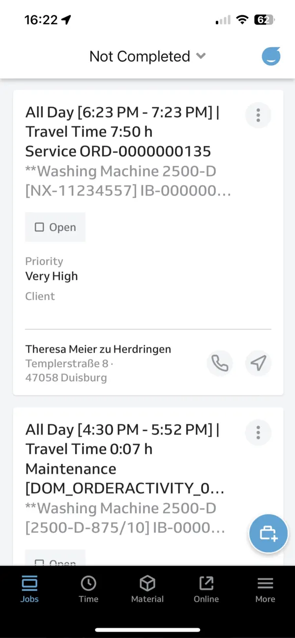 Screenshot #1 pour SERVICE 1 Mobile
