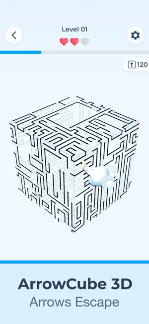 Arrow Cube 3D: Remove & Escape screenshot 1