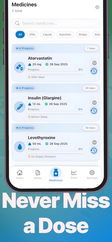 Medicine Pill Reminder Tracker screenshot