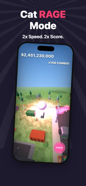 CATZILLA RUN: Cat Ball Smash screenshot 2