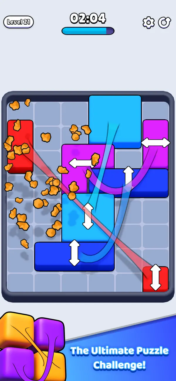 #5. Block Tangle Jam (iOS) От: Ezgi Evrensel