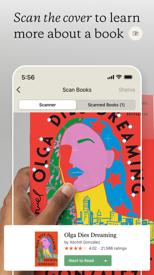 #5. Goodreads: Book Tracker & More (iOS) 作者: Goodreads