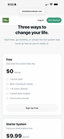 The Habit Handbook screenshot