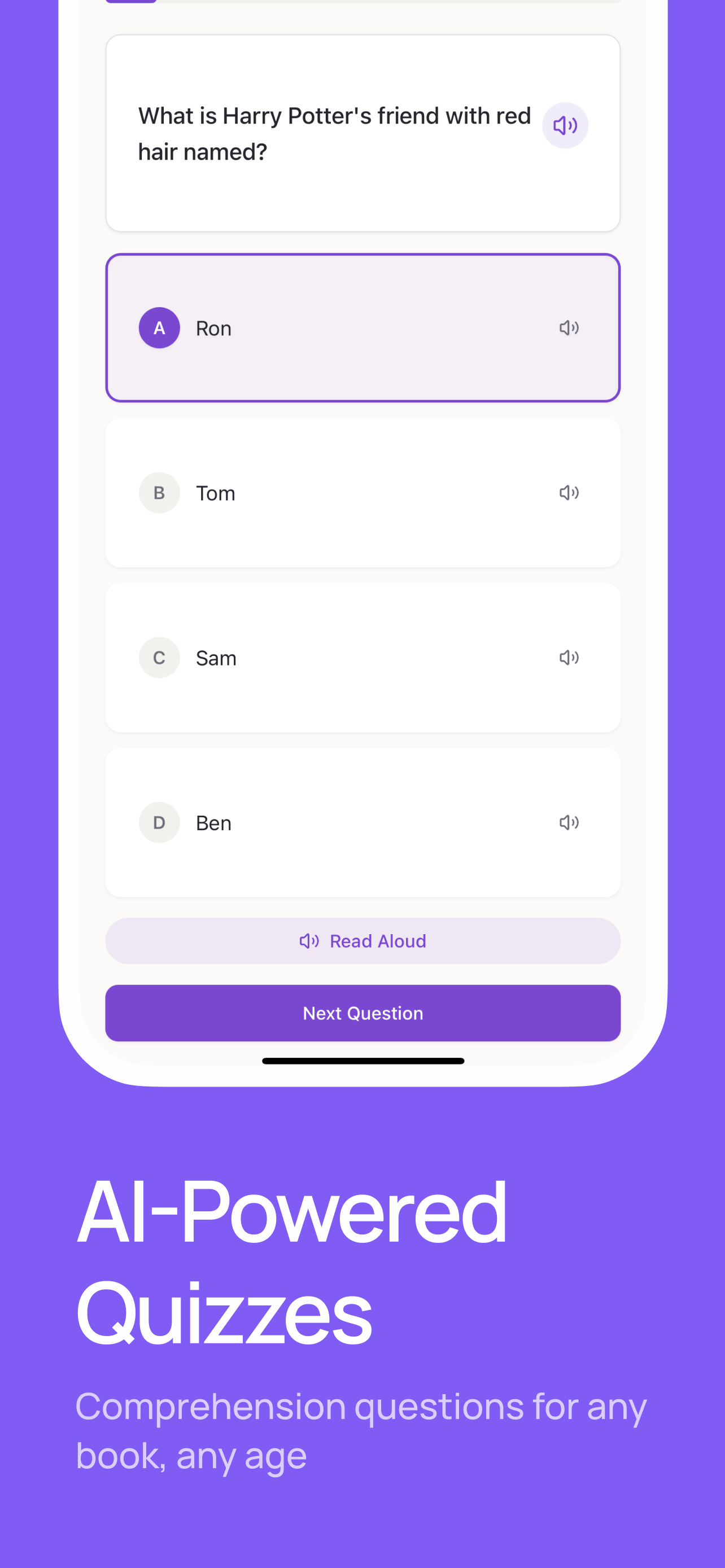 ReadHatch: AI Book Quizzes screenshot 3