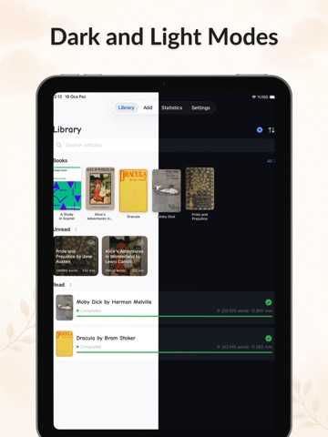 Overread: Faster Speed Reading iPad screenshot