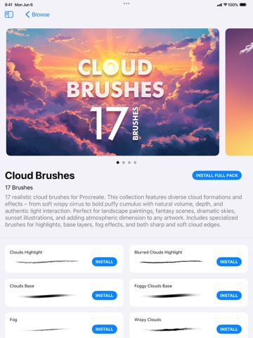 Brushes for Procreate & Tools iPad screenshot
