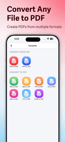 PDF Reader: Editor & Converter iPhone screenshot