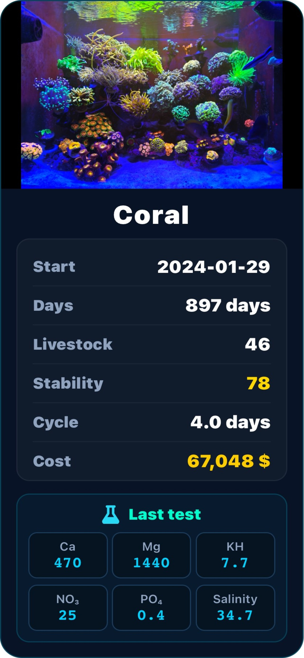 SereneSea - Reef Tank Journal screenshot 3