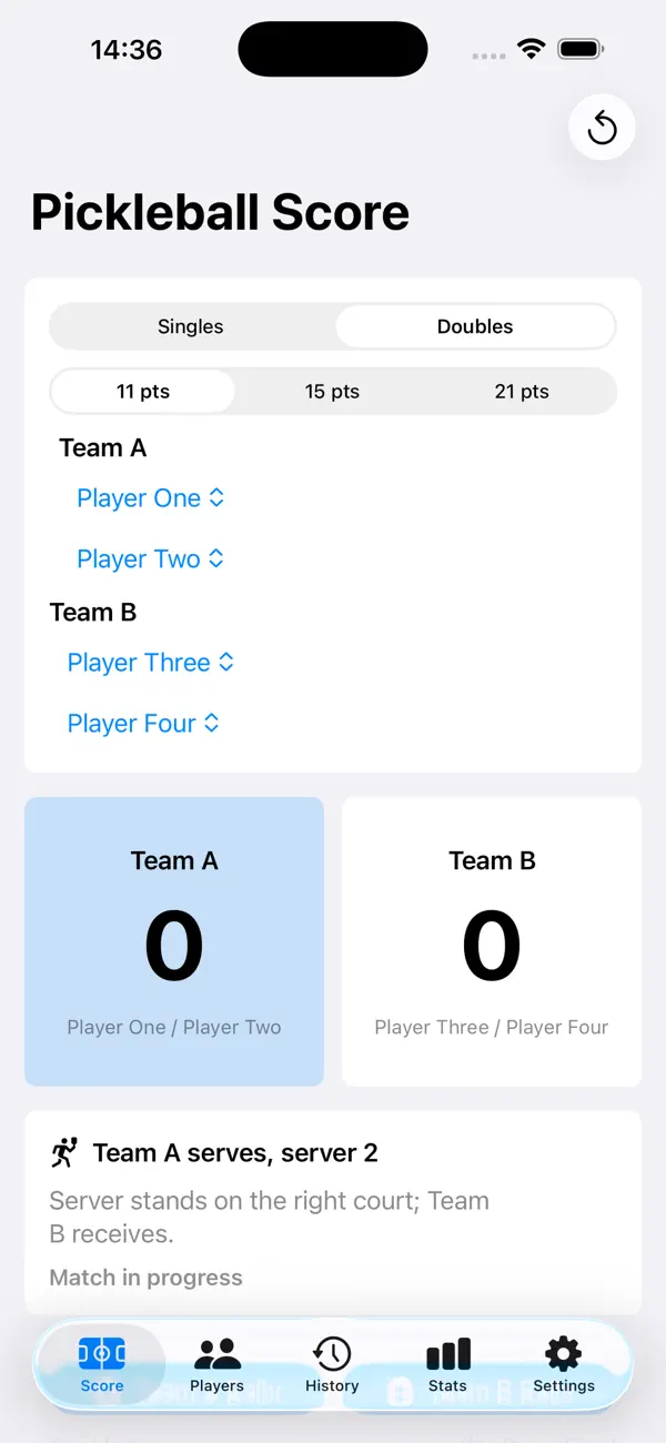 Screenshot #2 pour Carnet Pickleball 2026