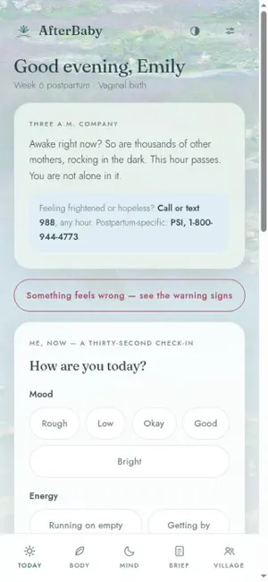 AfterBaby: Postpartum Care screenshot 1