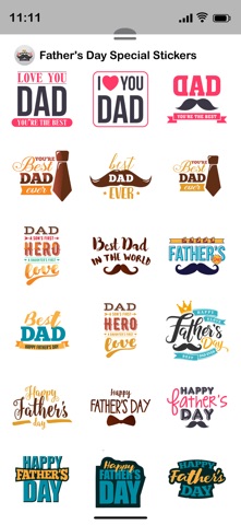 Father's Day Special Stickers screenshot