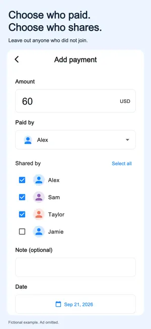 Split Settle: Split Bills screenshot 2