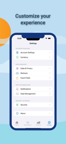 SubSense screenshot