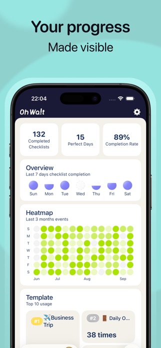 Daily Routine Checklist·OhWait Screenshot 2 of 6