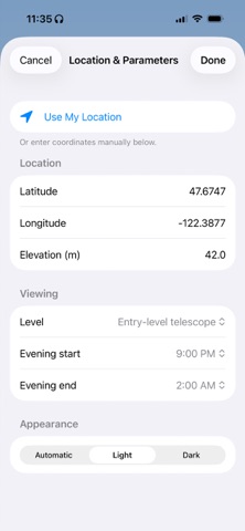 App screenshot