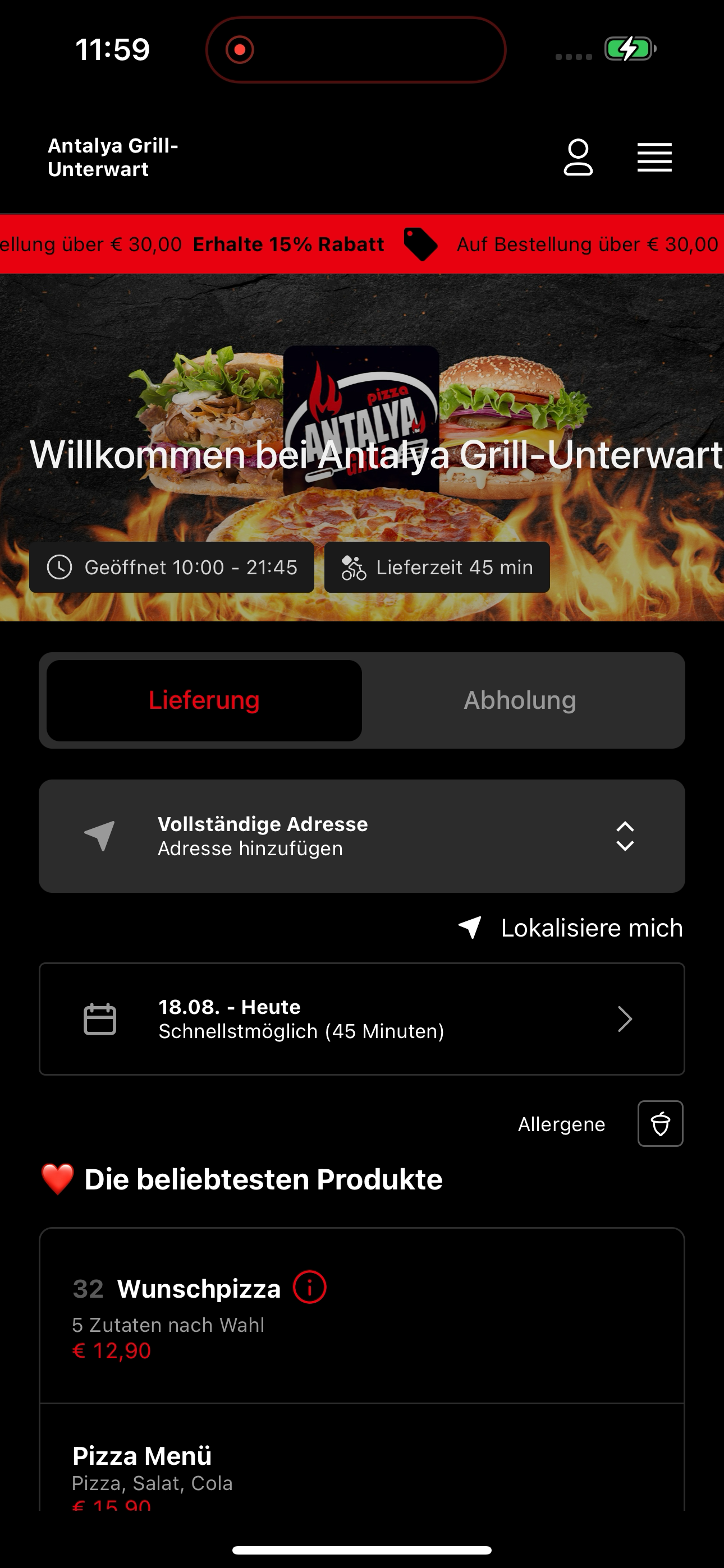 Antalya Grill-Unterwart screenshot 5