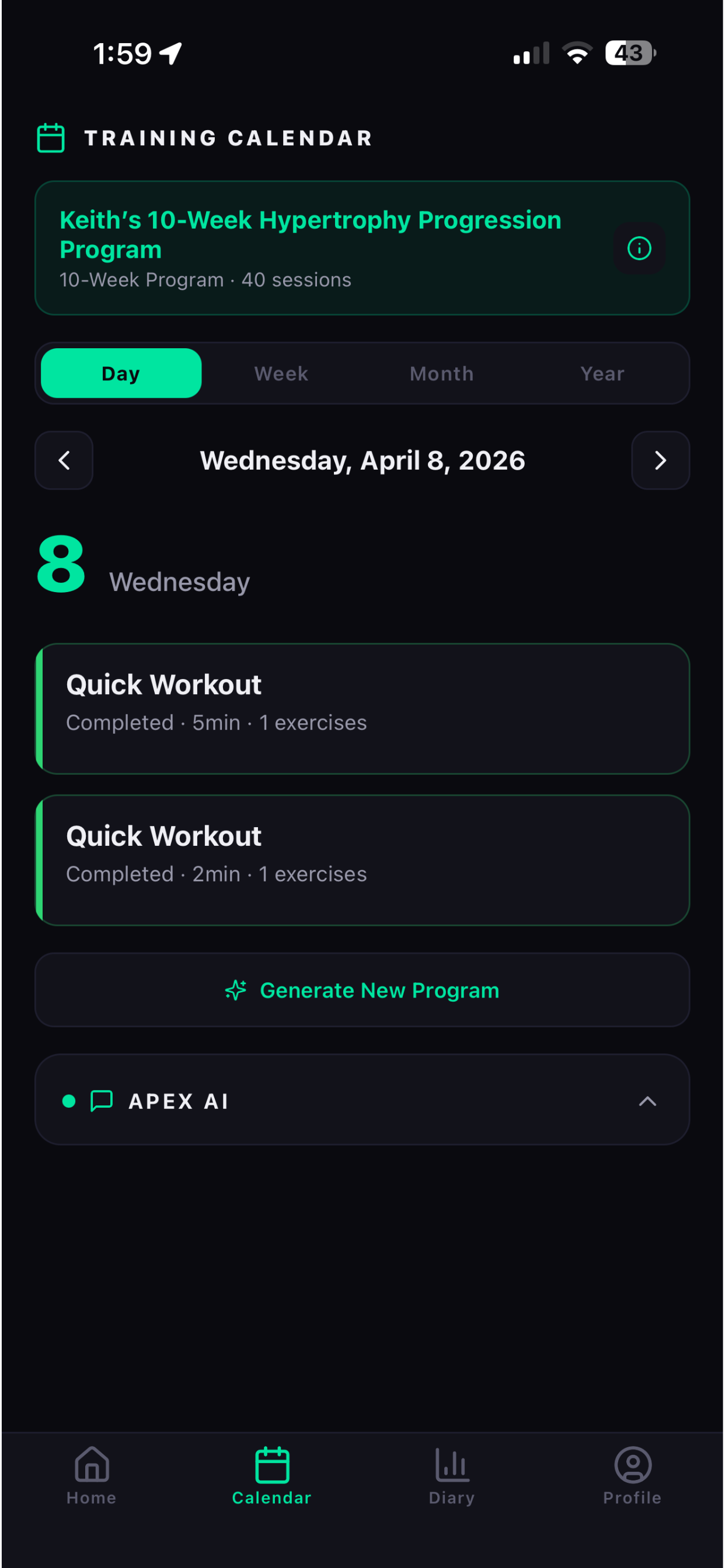APEX AI TRAINING