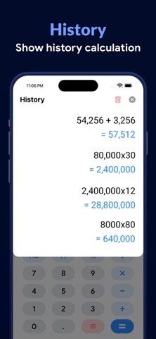 Calculator - Smart Calc iPhone screenshot