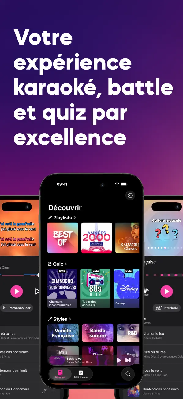 Screenshot #1 pour KaraFun: Karaoké, Battle, Quiz