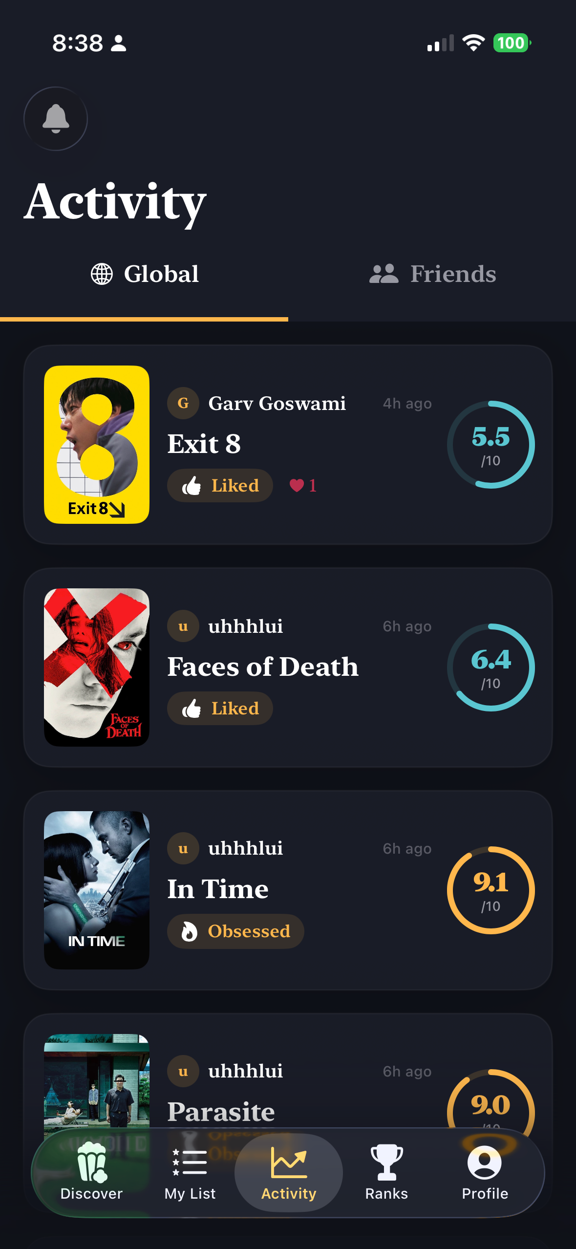 Movi: Auto Rank Your Movies