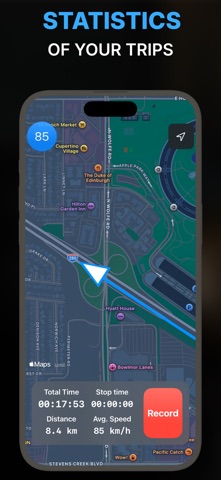 Speedometer GPS Speed Tracker. Screenshot 3 of 5