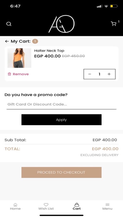 AO Store Screenshot
