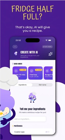 MoodDish: AI Recipe Ideas iPhone screenshot
