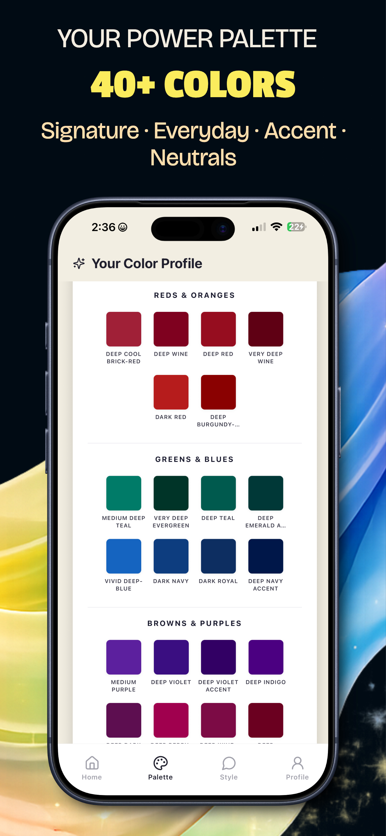 Color Analysis - Tone & Fit