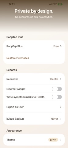 PoopTap: Poop Tracker & Log screenshot