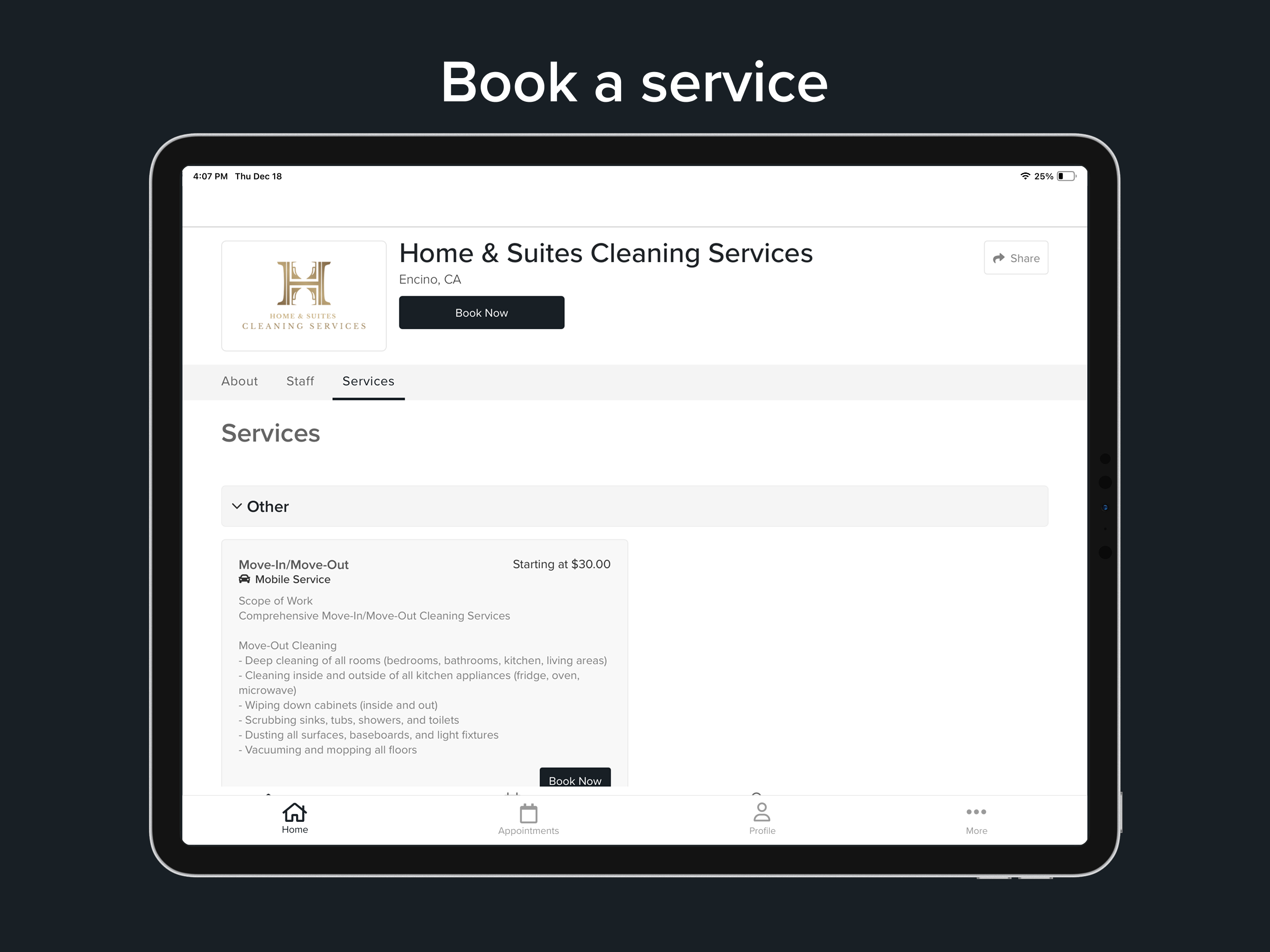 Home & Suites Cleaning