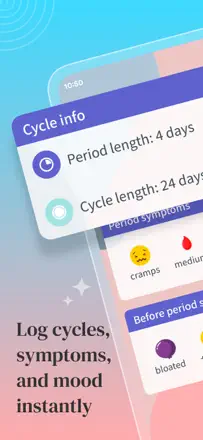 Luna Period Tracker For Teens : capture d’écran 2 sur 5