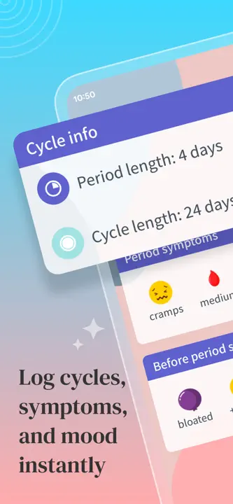 Luna Period Tracker For Teens : capture d’écran 2 sur 5