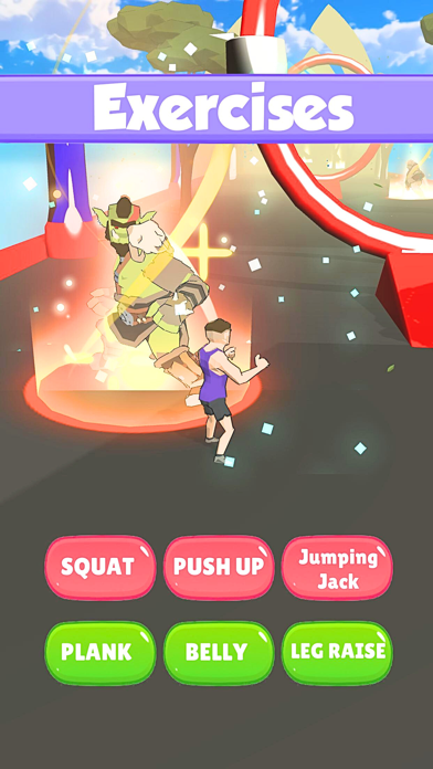 Gym Superhero Fitness Running Screenshot