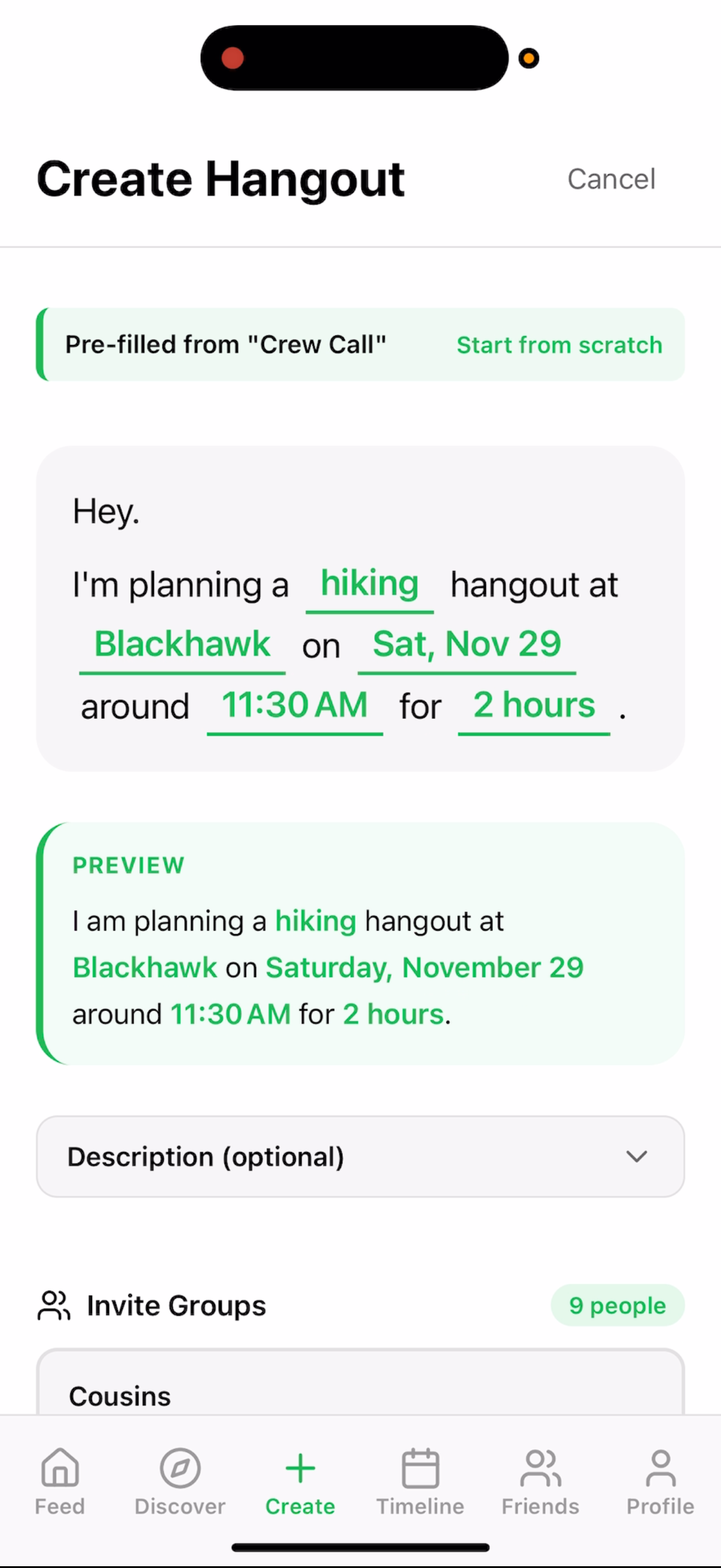 HangoutIRL screenshot 3