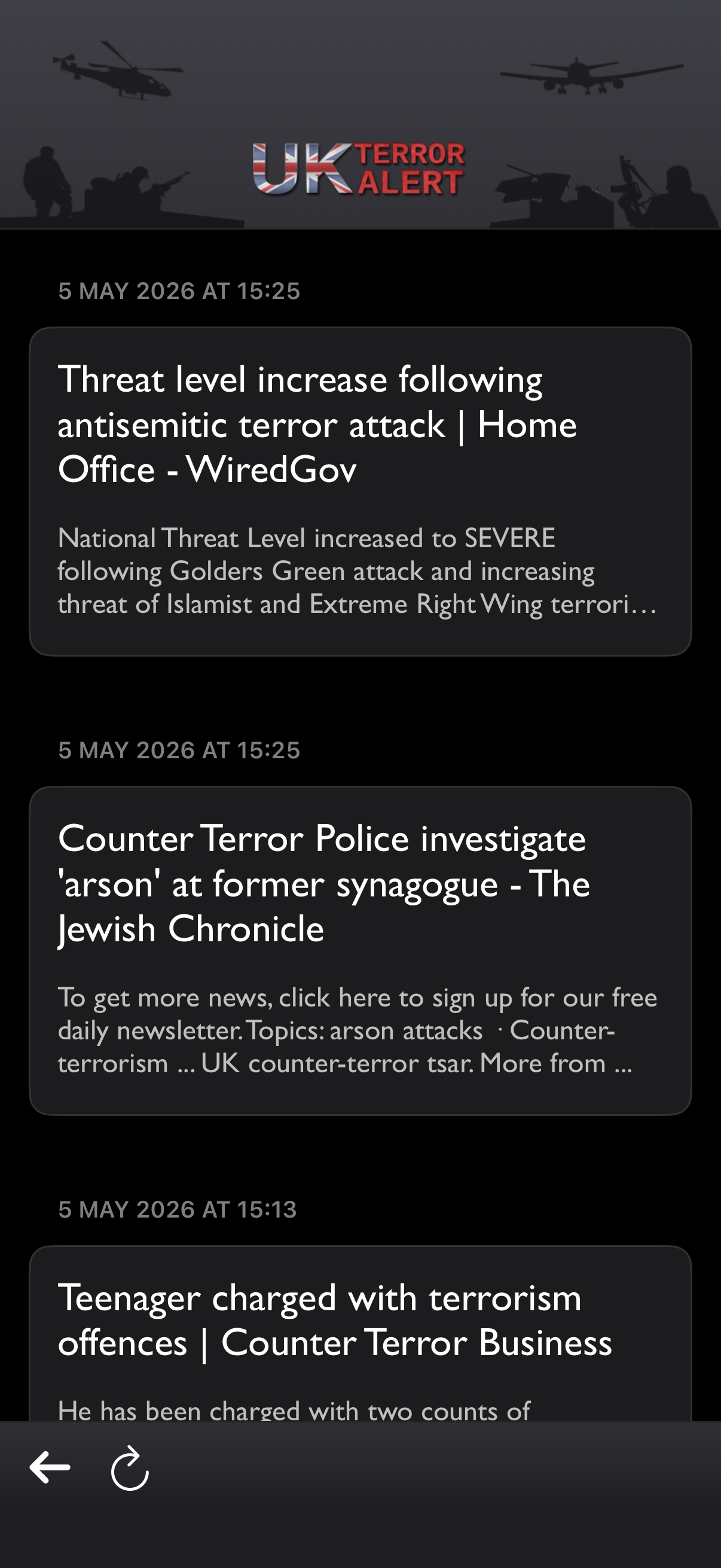 UK Terror Alert