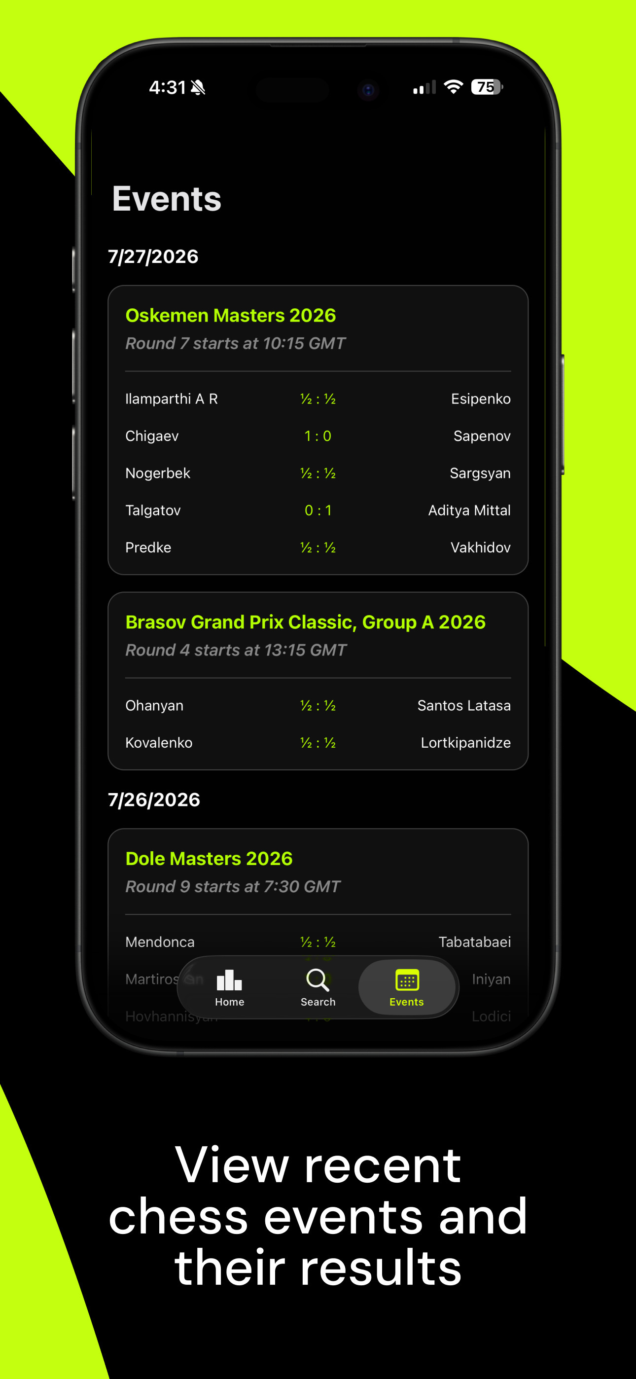 Top Chess: Live Ratings screenshot 7