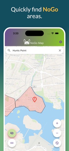 NoGo Map screenshot