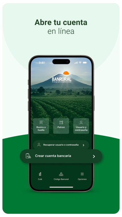 BANRURAL App Store preview screenshot 2