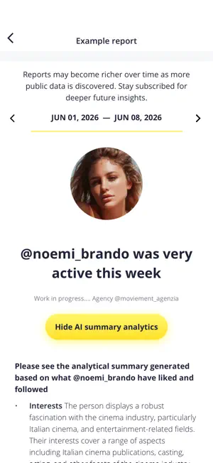 Snoopreport Instagram Activity screenshot 4