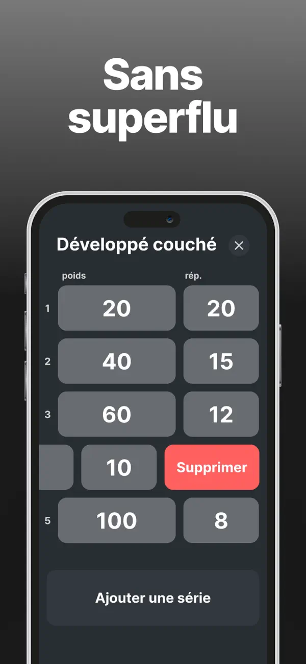 Screenshot #3 pour Forma - Carnet de Musculation