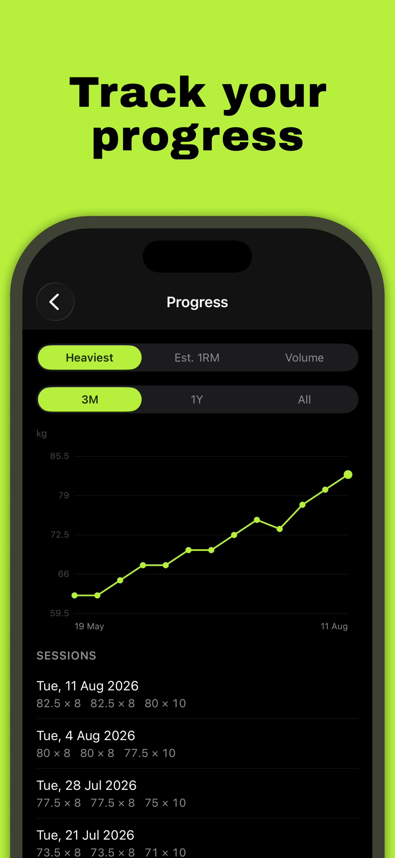 Levo: Gym Workout Tracker Log screenshot 3