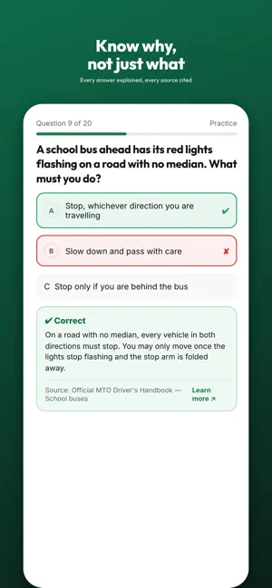 Canada Driver Practice Test screenshot 1